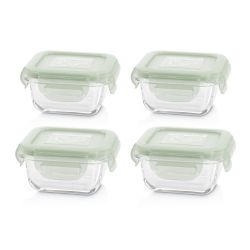 Miniland tunisie materna.tn Set de 4 recipients en verre Chip