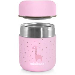 Miniland tunisie materna.tn Silky food thermos mini rose