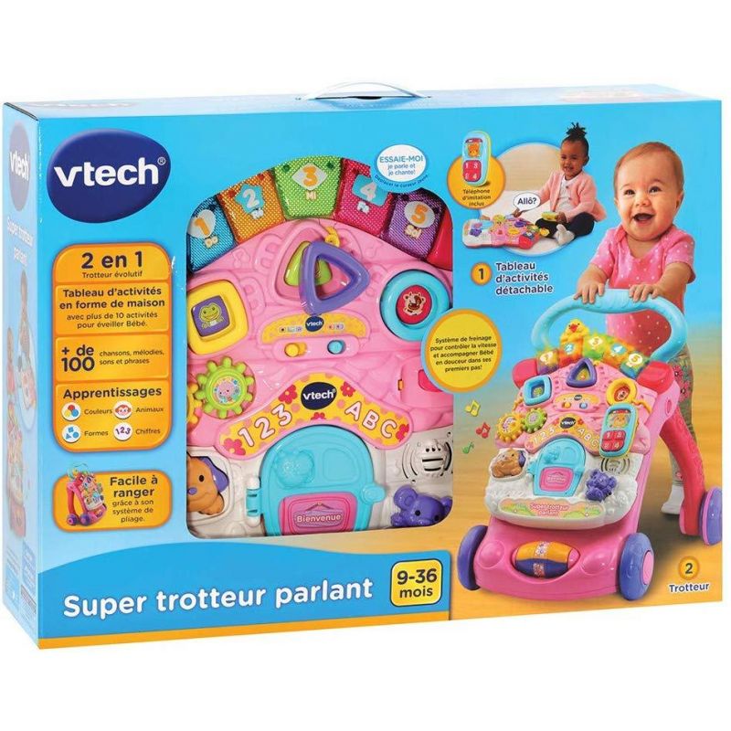 Super trotteur parlant en rose