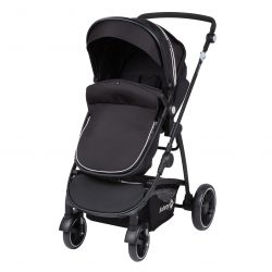 poussette bébé Tunisie  materna.tn Crossy 2en1 pram pure black