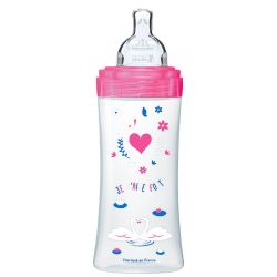 Dodie tunisie materna.tn Biberon Sensation+ 330ml FUSHIA CYGNES