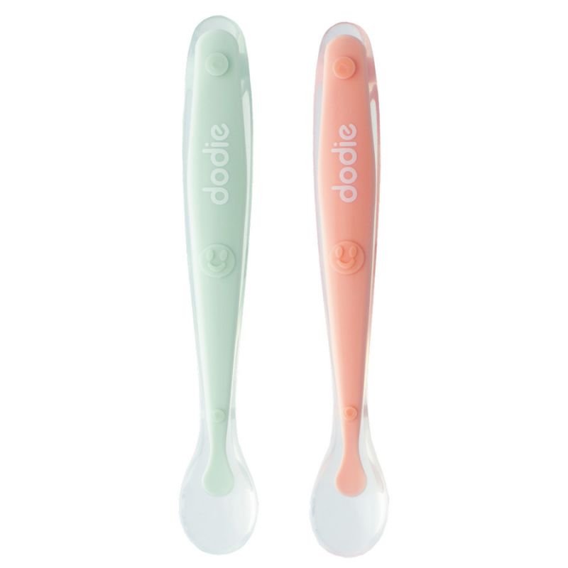 Dodie tunisie materna.tn Lot de 2 Cuillères Silicone Souple