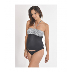 Maillot de bain tankini noir