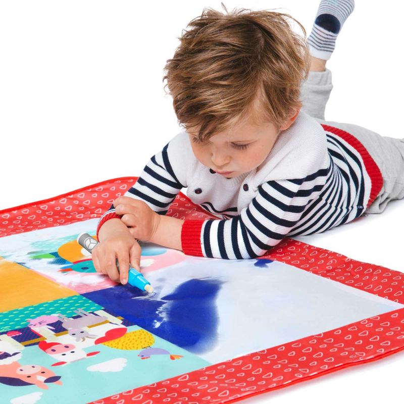Tapis Dessin Enfant, Tapis Doodle Matte 87*57cm, Aqua Tapis de Dessin 6 Couleurs Loisir Créatif - Jouets Éducatifs pour Enfants - Jeux - Jouets Tapis Dessin Enfant, Tapis Doodle Matte 87*57cm, Aqua Tapis de Dessin 6 Couleurs Loisir Créatif - Jouets Éducatifs pour Enfants - Jeux - Jouets