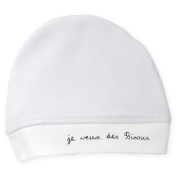 Bonnet naissance "je veux...