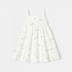 Robe à bretelles en coton bio