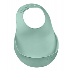 Bavoir silicone - Vert sauge