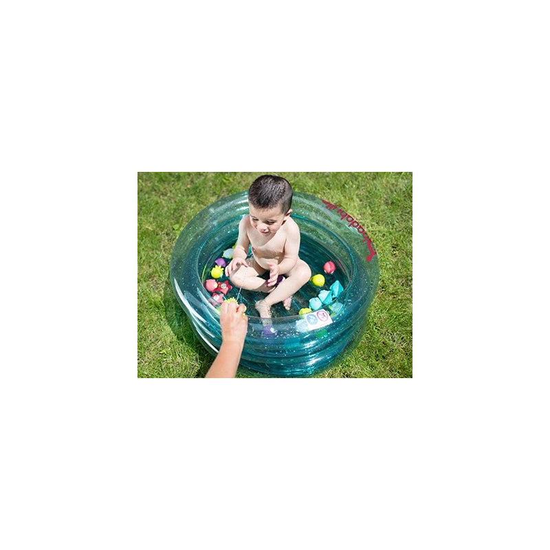 Baignoire Gonflable Bébé Lagon Badabulle – Mini Piscine Compacte Pour Douche, Voyage & Été