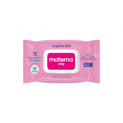 Lingettes bébé x72 Rose