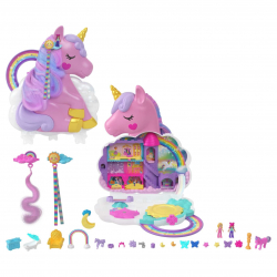 Polly Pocket salon licorne...