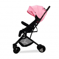 Poussette de voyage pink black