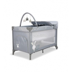 Lit de voyage baby rabbit grey