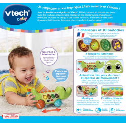 vente en ligne jouet  bébé Tunisie Vtech materna.tn Rouli croco