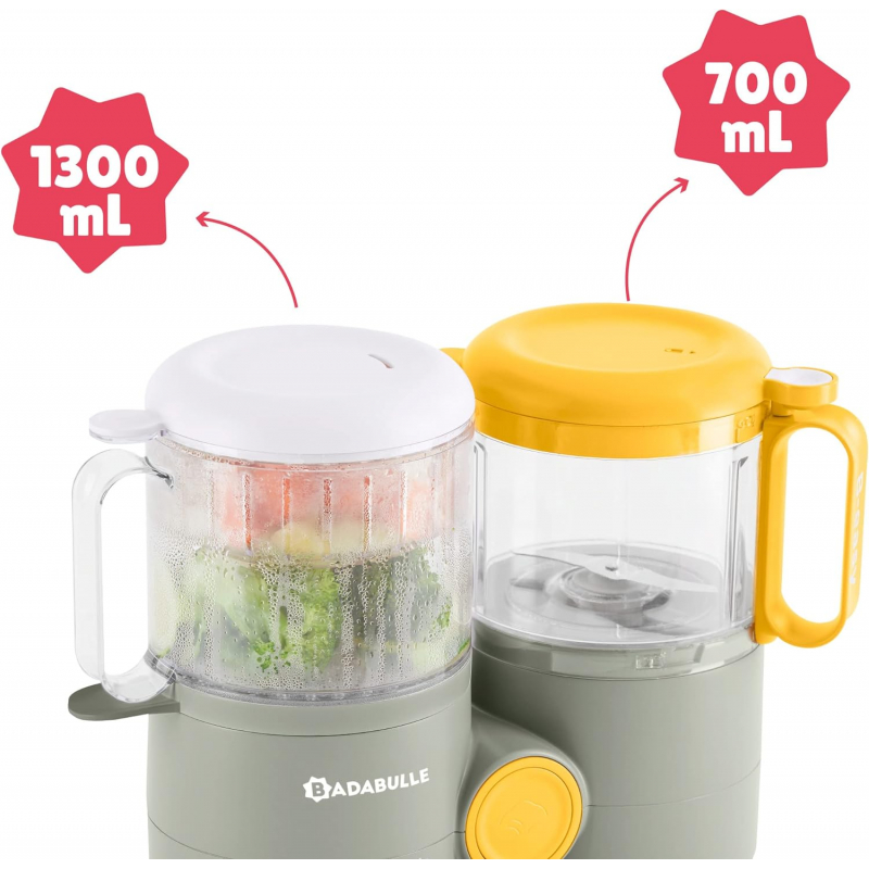 Robot Cuiseur-mixeur DBb Chef 6-en-1 | Stérilisateur Biberons + Cuisson Vapeur | 700W