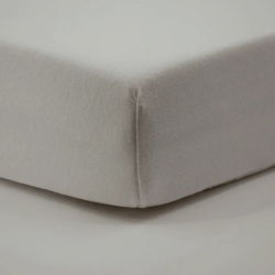 Drap Housse Ecru - 70X140X17Cm
