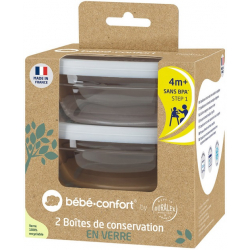 2 pot de conservation en verre