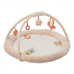 Tapis pouf d'éveil avec arches