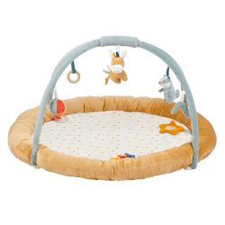 Tapis pouf d'éveil avec arches