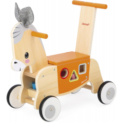Janod - Porteur en Bois Ane...