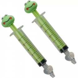 Lot de 2 seringues nasales