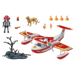 Hydravion Avec Pompier