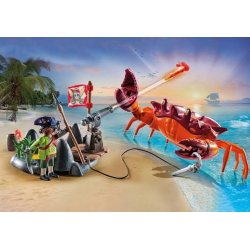Pirate Et Crabe Géant